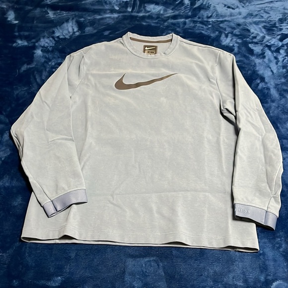 Blue Nike Tech Pack Crew neck Sweatshirt size medium - Picture 5 of 13